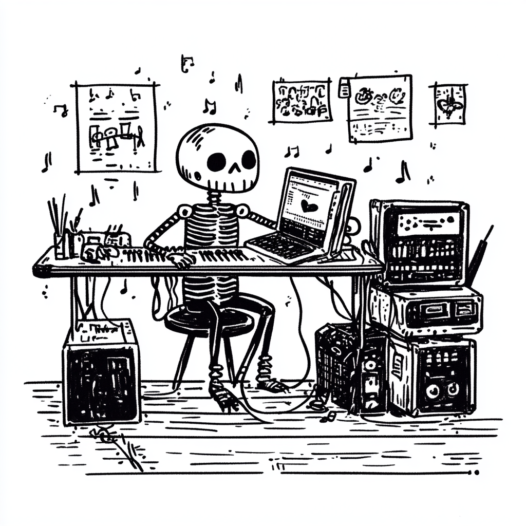 Producing AI Music is Still Producing